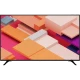Vestel 75UA9530 Ultra HD 4K TV, renkli geometrik görüntü sunan siyah LED televizyon