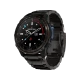 Garmin Descent MK3i 51 mm siyah titanyum kayışlı akıllı saat, yuvarlak ekranlı şık tasarım