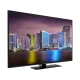 Grundig Miami 55 CLX 9675 BP Ultra HD 4K LED televizyon, şehir manzarası gösteren siyah ekran