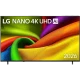 LG 85NU8E0B3LA Ultra HD 4K TV, renkli soyut görüntü sunan ince çerçeveli televizyon
