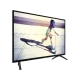 Philips 43PFS4012 Full HD LED televizyon, ekranda spor sahnesi; genel renk ve siyah tasarım