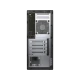 Dell OptiPlex 3050 masaüstü bilgisayarın siyah kasa arka paneli ve bağlantı noktaları