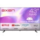 Axen AX43FPRL Full HD LED televizyon, siyah çerçeveli 43 inç ekran ve Android TV özellikleriyle