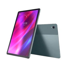 Lenovo Tab P11 Plus gri öğrenci tableti, 6 GB RAM 128 GB depolama kapasiteli, çift yüz görünümlü.