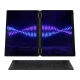 Asus ROG Zephyrus Duo 16 GX651AX-SR004W siyah oyuncu laptop çift ekranlı LED ışıklar açık