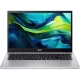 Acer Aspire Go 15 AG15-71P-51A4 gümüş iş ve ofis laptopu, açık ekranlı ön görünüm
