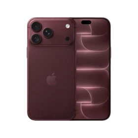 Apple iPhone 18 Pro Max kırmızı telefonun ön ve arka yüzü, üçlü kamera sistemiyle birlikte