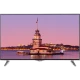 Vestel 40UA9300 Ultra HD 4K LED televizyon, İstanbul Kız Kulesi manzarasını gösteren ince çerçeveli ekran