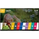 LG 55UF8507 Ultra HD 4K LED televizyon; ekranda Live TV ve uygulama menüsü, siyah tasarım.
