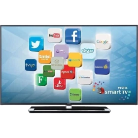 Vestel 40FA8100 Full HD LED televizyon, renkli akıllı TV uygulamaları ekranı ve siyah çerçevesiyle