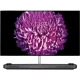 LG OLED65W7V Ultra HD 4K OLED televizyon ekranında mor çiçek görüntüsü, vitrin görünümü