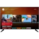 Vestel 55UA8990 Ultra HD 4K LED televizyon, siyah çerçeveli ekranı ve ayaklı tasarımıyla önden görünüm