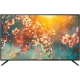 Sunny SN58LEDJ203 Ultra HD 4K TV, siyah çerçeveli televizyon ve çiçekli doğa görüntüsüyle önden görünüm