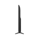 LG 55QNED70A6A Ultra HD 4K QNED televizyon, genel siyah tasarım ve ince ekran görünümü