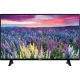 Vestel 43UD8370 Ultra HD 4K LED televizyon, siyah çerçeveli ve çiçekli kır manzarası gösteren ekran