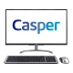 Casper Nirvana One A45.4005-4D00X masaüstü bilgisayar, siyah monitör, klavye ve mouse ile birlikte