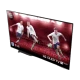 LG OLED77CX6LA Ultra HD 4K TV, kırmızı futbol sahnesiyle çalışan OLED Televizyon ekranı
