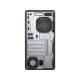 HP ProDesk 400 G6 7PH30ES masaüstü bilgisayarın bağlantı portları ve havalandırma ızgaraları bulunan arka paneli