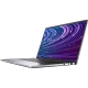 Dell Latitude 9520 N002L952015EMEA gri iş ve ofis laptopu, ince gövdeli ve açılmış ekran görünümü