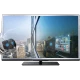 Philips 46PFL4508K Full HD LED televizyon; şehir manzaralı ekran, modern tasarım ve genel siyah renkli vitrin görünümü