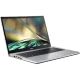 Acer Aspire 3 A315-59-79U8 gri iş ve ofis laptopu, açık ekranlı ve ince çerçeveli tasarımıyla önden görünüm