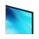 Samsung 58U8000H Ultra HD 4K LED televizyon ekranında mavi gradient görüntü, genel renk tasarım