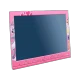 Vestel 22VF5012 Bugs & Lola Bunny Full HD LED TV, pembe çerçeveli ve çizgi karakter tasarımlı
