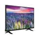 Vestel 43UD8370 Ultra HD 4K LED televizyon, siyah çerçeveli ekranında renkli çiçek tarlası görüntüsü