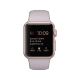 Apple Watch Sport 38 mm, pembe altın alüminyum kasa ve lavanta spor kordonlu akıllı saat