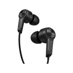 Xiaomi Piston 3.0 Kablolu gri kulaklık, iki kulak içi kulaklık ve aşağı uzanan kablosuyla birlikte