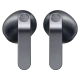 Samsung Galaxy Buds 4 Tam Kablosuz siyah kulaklık, iki kulak içi kulaklık birlikte görünür.