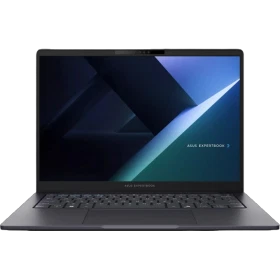 Asus ExpertBook B5 B5405CCA-U516512B0D koyu gri ultrabook laptop ekranlı, siyah arayüzlü şık görünüm