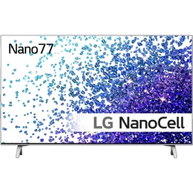 LG 43NANO776PA Ultra HD 4K LED televizyon; NanoCell ekrandan serisi vitrin görseli, genel renk.