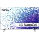 LG 43NANO776PA Ultra HD 4K LED televizyon; NanoCell ekrandan serisi vitrin görseli, genel renk.