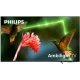 Philips 55PML9507 Ultra HD 4K LED TV ekranda Amblight TV özelliğiyle kuş ve çiçek sahnesi gösterir