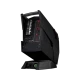 MSI AEGIS 3 9SC-234XTR siyah masaüstü bilgisayar kasasının arka ve yan görünümü