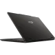 MSI VenturePro 15 A2RWEG-206XTR gri oyuncu laptop, kapalı ekran ve yandan port detayı.
