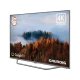 Grundig Rio 55 GJU 8900S Ultra HD 4K LED televizyon, doğa manzarası gösteren ekranı ve ayaklı tasarımıyla