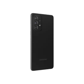 Samsung Galaxy A52s siyah akıllı telefon, arka yüz ve çoklu kamera modülü detaylı görünüm