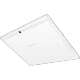 Lenovo Tab 2 A10-70F beyaz tablet; arka yüz, hoparlör çıkışları ve kamera kısmı görünüyor.