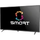 Axen Ilgaz 49 inç Smart Full HD LED televizyon, uydu alıcılı siyah tasarımıyla önden görünüm