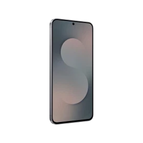 Siyah Samsung Galaxy S25 FE akıllı telefon, önden görünüm, ince çerçeveli ekran ve ön kamera deliği