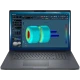Dell Pro Max 18 Plus MB18250274H23 siyah iş ve ofis laptopu; 3D tasarım ekranı açık şekilde.