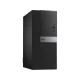Dell OptiPlex 5050 siyah masaüstü bilgisayar kasası, ön panelinde USB bağlantı noktalarıyla birlikte