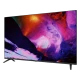 Axen AX50FMN602 Ultra HD 4K LED televizyon, siyah çerçeveli ekranında renkli doğa manzarası gösteriyor