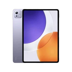 Xiaomi Pad 7S Pro mor tablet, 12.5 inç ekran, 12 GB RAM ve 256 GB depolama özellikli vitrin görünümlü.