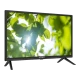 Axen AX24LEDE09 HD Ready HD TV, siyah çerçeveli LED televizyon; ekranda yeşil yapraklar ve ayaklı tasarım