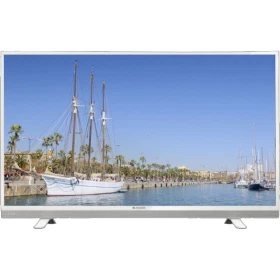 Arçelik A42 LW 8477 Full HD FHD LED televizyon, gümüş çerçeveli ve ayaklı tasarım