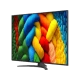 LG 65NANO81A6A Ultra HD 4K LED televizyon; ekranda canlı renkli desen, genel renkli tasarım görünümü