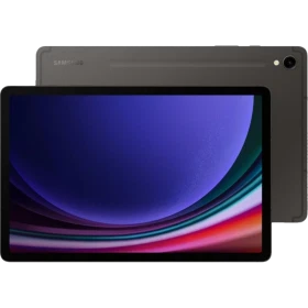 Samsung Galaxy Tab S9 Wi-Fi oyuncu tablet 12 GB 256 GB gri, ön ekranında soyut arayüz görünümü